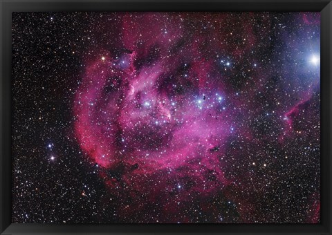 Framed Running Chicken Nebula Print