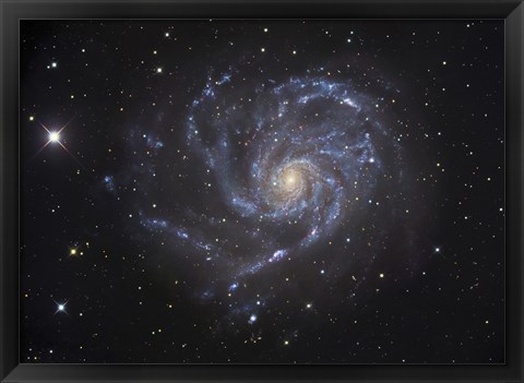 Framed Pinwheel Galaxy Print