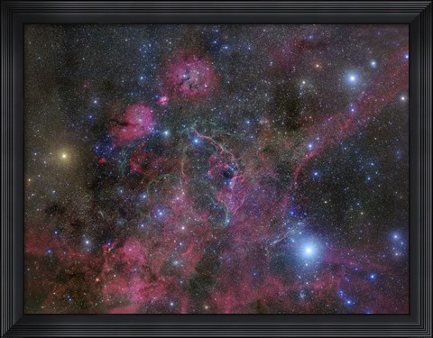 Framed Vela Supernova Remnant Print