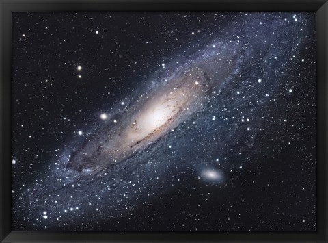 Framed Andromeda Galaxy (close up) Print