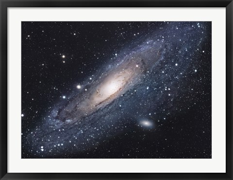 Framed Andromeda Galaxy (close up) Print