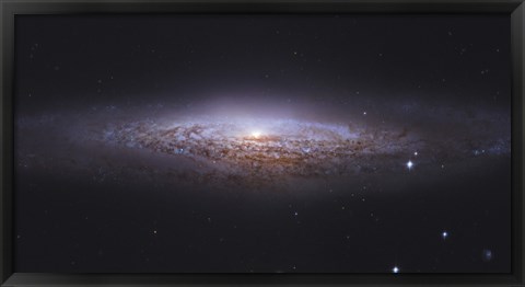 Framed Spiral Galaxy in Lynx Print