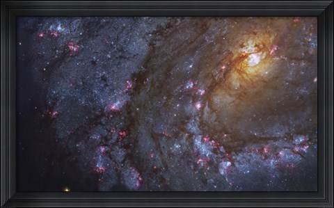 Framed Close-up of the Southern Pinwheel Galaxy Print