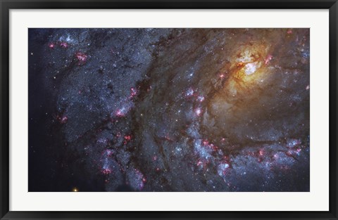 Framed Close-up of the Southern Pinwheel Galaxy Print