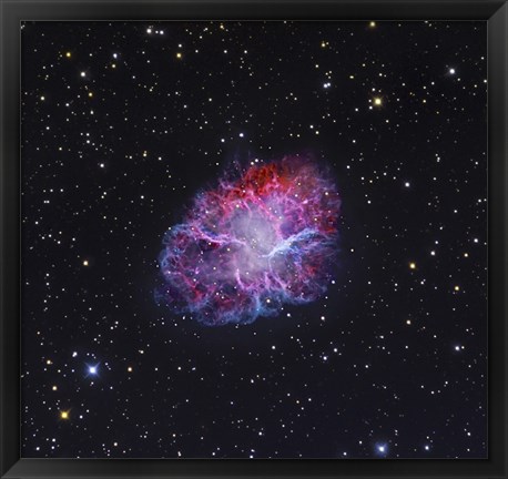 Framed Crab Nebula Print