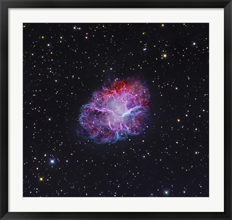 Framed Crab Nebula Print