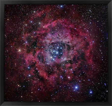 Framed Rosette Nebula Print