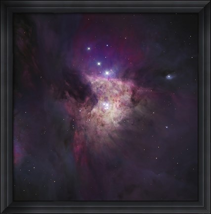 Framed Center of the Orion Nebula (The Trapezium Cluster) Print