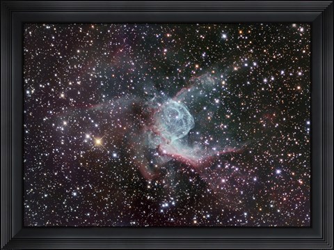Framed Thor&#39;s Helmet in Canis Major Print
