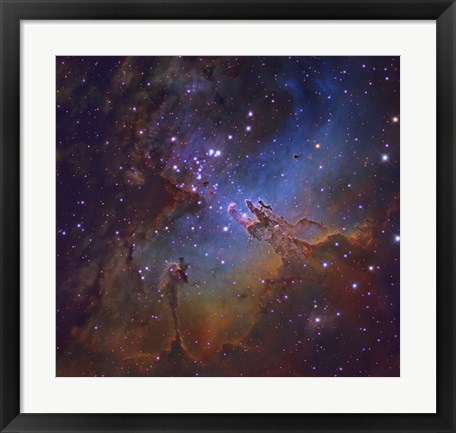 Framed Eagle Nebula in Serpens Print