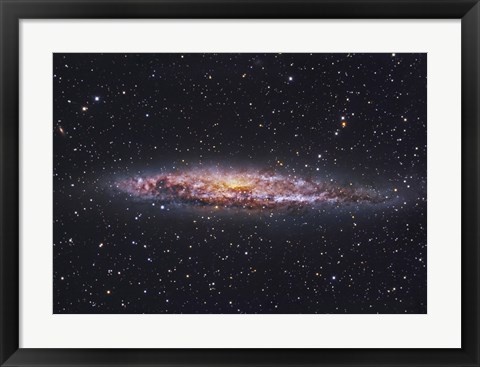 Framed Starburst Galaxy in Centaurus Print