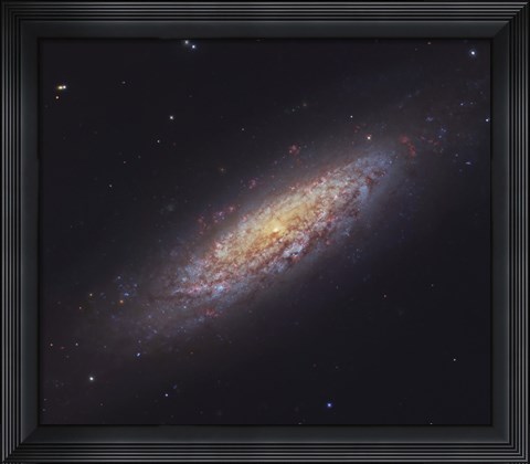 Framed Spiral Galaxy in the Constellation Draco Print