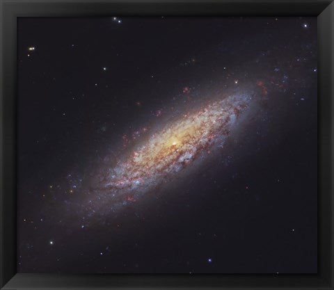 Framed Spiral Galaxy in the Constellation Draco Print