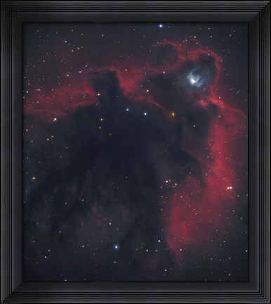 Framed Cometary Globule in Orion Print
