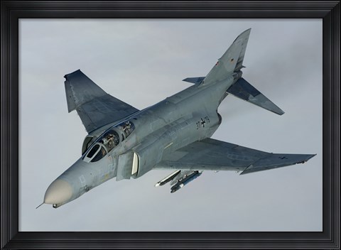 Framed Luftwaffe F-4F Phantom II (from above) Print