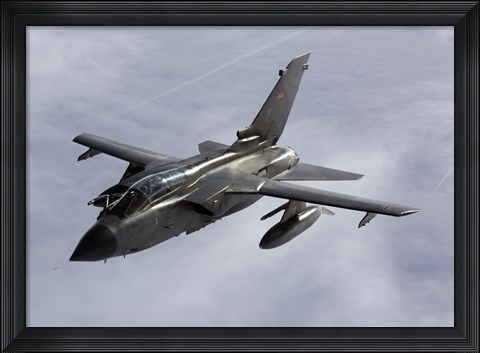 Framed Luftwaffe Tornado IDS over northern Germany (side view) Print
