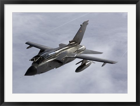 Framed Luftwaffe Tornado IDS over northern Germany (side view) Print