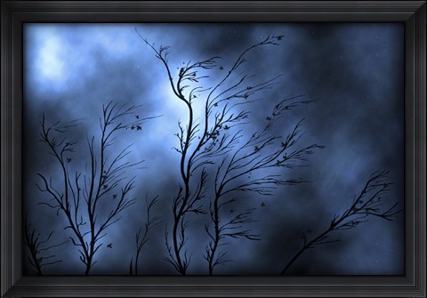 Framed Stormy Skies Print