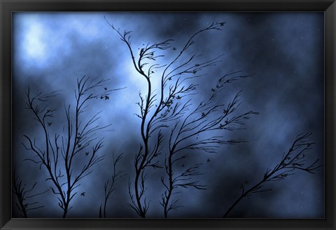 Framed Stormy Skies Print