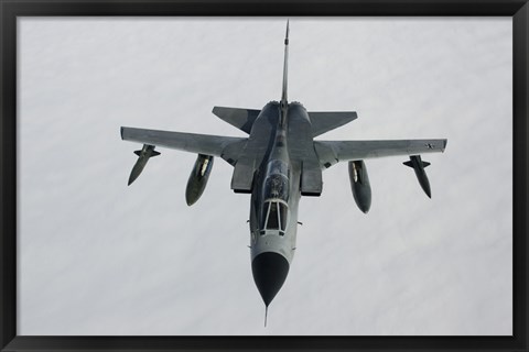 Framed Luftwaffe Tornado IDS over northern Germany (front view) Print