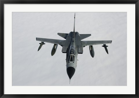 Framed Luftwaffe Tornado IDS over northern Germany (front view) Print