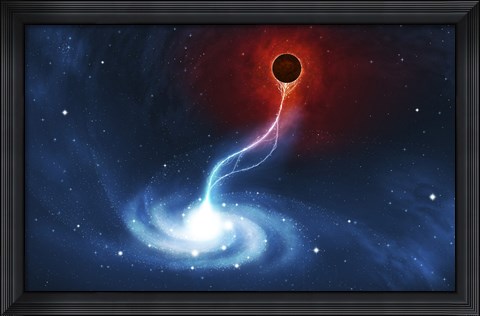 Framed Black Hole Print