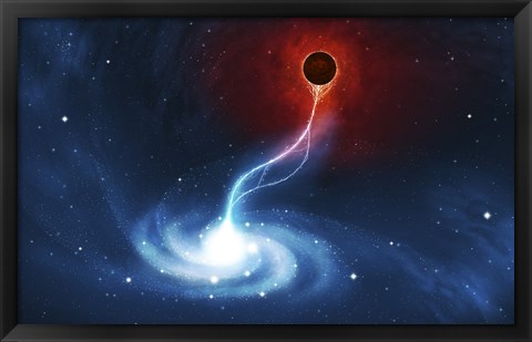 Framed Black Hole Print