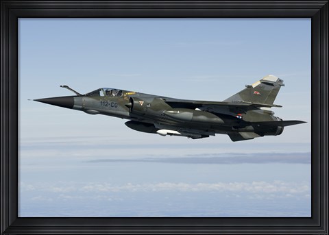 Framed Mirage F1CR of the French Air Force Print