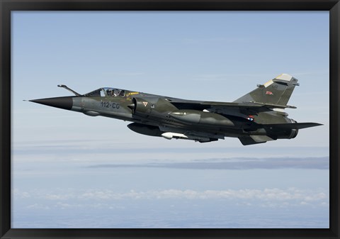 Framed Mirage F1CR of the French Air Force Print