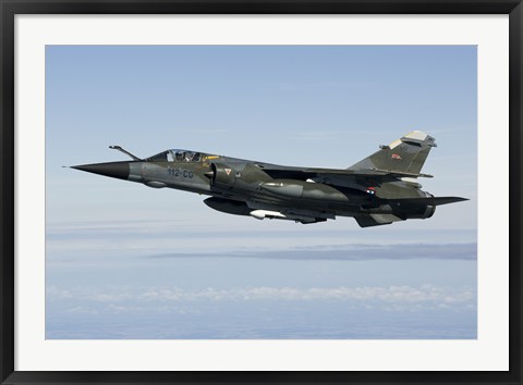 Framed Mirage F1CR of the French Air Force Print