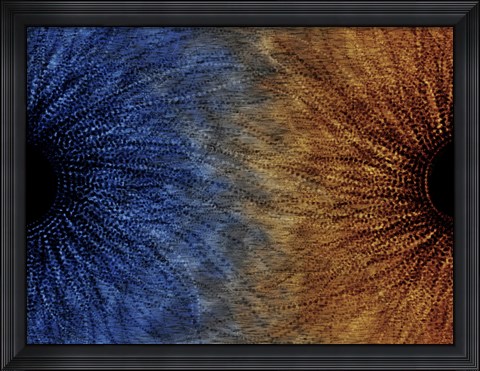 Framed Duality Motif Print