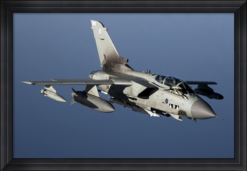 Framed Panavia Tornado GR4 of the Royal Air Force Print
