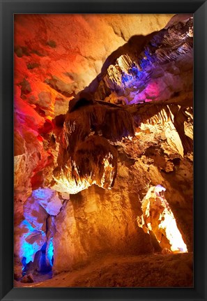 Framed Australia, NSW, Jenolan Caves, Blue Mountains, Lucas Cave Print