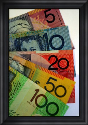 Framed Australian Money Print