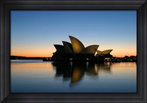 Framed Sydney Opera House at Dawn, Sydney, Australia Print
