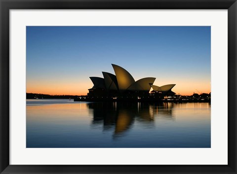 Framed Sydney Opera House at Dawn, Sydney, Australia Print