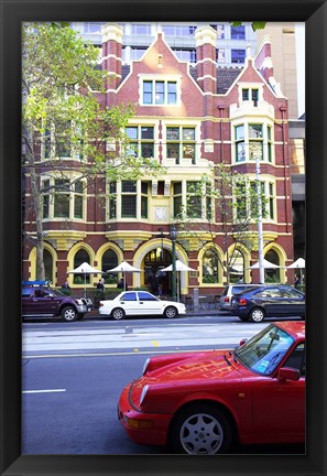 Framed Collins Street, Melbourne, Victoria, Australia Print