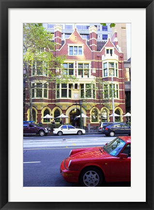 Framed Collins Street, Melbourne, Victoria, Australia Print