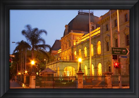 Framed Historic Parliament House, Brisbane, Queensland, Australia Print