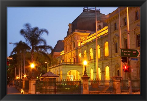 Framed Historic Parliament House, Brisbane, Queensland, Australia Print