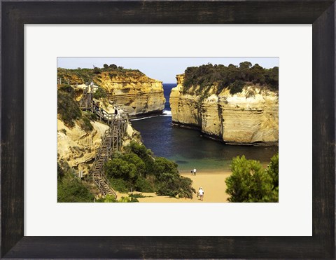 Framed Loch Ard Gorge, Port Campbell National Park, Great Ocean Road, Victoria, Australia Print