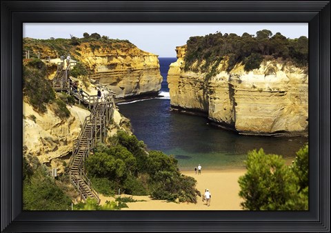 Framed Loch Ard Gorge, Port Campbell National Park, Great Ocean Road, Victoria, Australia Print