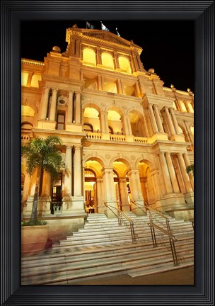 Framed Treasury Casino, Brisbane, Queensland, Australia Print