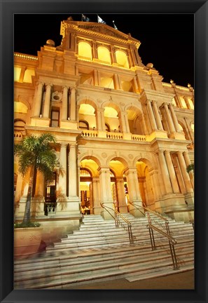 Framed Treasury Casino, Brisbane, Queensland, Australia Print