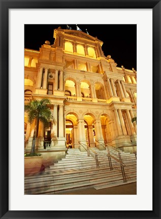 Framed Treasury Casino, Brisbane, Queensland, Australia Print