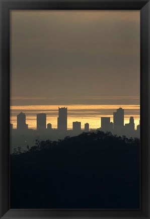 Framed Surfers Paradise, Gold Coast, Queensland, Australia Print