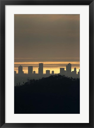 Framed Surfers Paradise, Gold Coast, Queensland, Australia Print