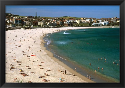 Framed Bondi Beach, Sydney, Australia Print