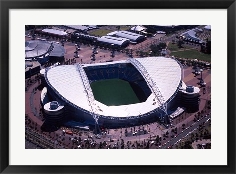 Framed Stadium Australia, Olympic Park, Sydney, Australia Print