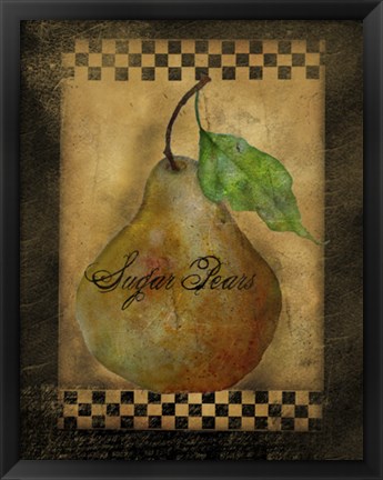 Framed Sugar Pears Print